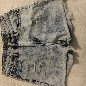 High waisted shorts